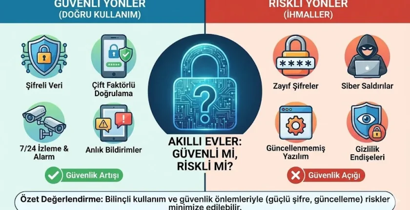 Akıllı ev sistemleri gerçekten güvenli mi kullanılır?